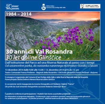 30 anni Val Rosandra