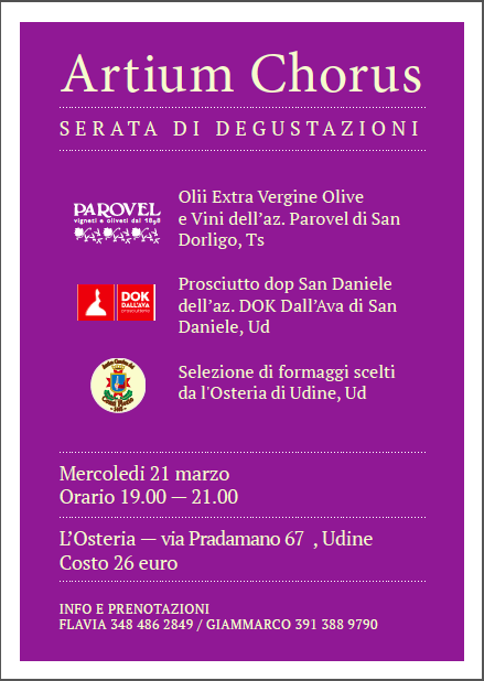 Artium Chorus parovel extravergini trieste