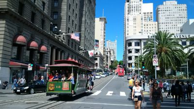 San Francisco Cable car tasting parovel