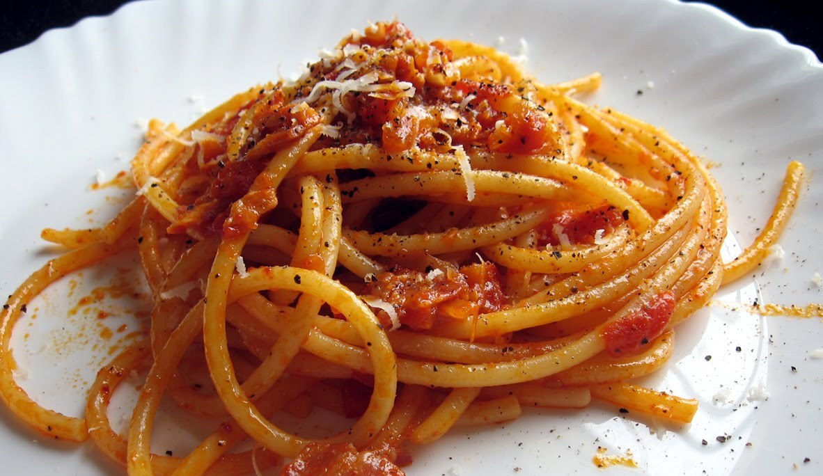 spaghetti amatriciana